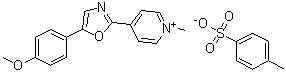 CAS # 89013-87-6, 4-[5-(4-Methoxyphenyl)-2-oxazolyl]-1-methylpyridinium 4-methylbenzenesulfonate