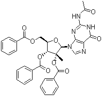 CAS # 890131-90-5, N-Acetyl-2'-C-methyl-guanosine 2',3',5'-tribenzoate