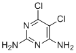 structure of CAS# 89033-89-6, 5,6-二氯嘧啶-2,4-二胺