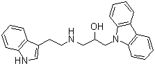 structure of CAS# 890643-16-0, alpha-[[[2-(1H-Indol-3-yl)ethyl]amino]methyl]-9H-carbazole-9-ethanol