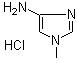 CAS # 89088-69-7, 1-Methyl-1H-imidazol-4-amine monohydrochloride