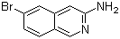 structure of CAS# 891785-28-7, 6-Bromoisoquinolin-3-amine