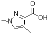structure of CAS# 89202-89-1, 1,4-二甲基-1H-吡唑-3-羧酸