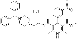 structure of CAS# 89226-75-5, Manidipine hydrochloride