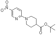 CAS # 892492-26-1, 1-(5-Nitro-2-pyridinyl)-4-piperidinecarboxylic acid 1,1-dimethylethyl ester
