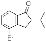 CAS # 892575-08-5, 4-Bromo-2,3-dihydro-2-(1-methylethyl)-1H-inden-1-one
