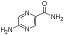 structure of CAS# 89323-09-1, 5-Amino-2-pyrazinecarboxamide