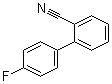structure of CAS# 89346-55-4, 4'-Fluoro[1,1'-biphenyl]-2-carbonitrile