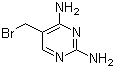 structure of CAS# 89446-58-2, 2,4-Diamino-5-(bromomethyl)pyrimidine