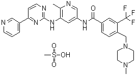 structure of CAS# 895519-91-2, 甲磺酸氟马替尼