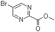 structure of CAS# 89581-38-4, 5-溴嘧啶-2-甲酸甲酯