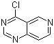 structure of CAS# 89583-92-6, 4-氯吡啶并[4,3-d]嘧啶