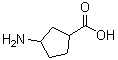 structure of CAS# 89614-96-0, 3-Aminocyclopentane-1-carboxylic acid