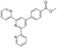structure of CAS# 897037-23-9, 甲基4-([2,2':6',2''-三联吡啶]-4'-基)苯甲酸酯