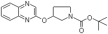 CAS # 897044-97-2, 3-(Quinoxalin-2-yloxy)pyrrolidine-1-carboxylic acid tert-butyl ester