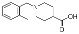 structure of CAS# 897094-25-6, 1-[(2-甲基苯基)甲基]-4-哌啶甲酸