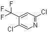 structure of CAS# 89719-92-6, 2,5-二氯-4-(三氟甲基)吡啶
