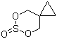 structure of CAS# 89729-09-9, 1,1-Cyclopropanedimethanol cyclic sulfite
