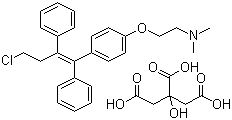 structure of CAS# 89778-27-8, Toremifene citrate