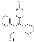 structure of CAS# 89778-37-0, (Z)-4-(4-Hydroxy-1,2-diphenylbut-1-enyl)phenol