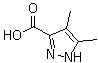 structure of CAS# 89831-40-3, 4,5-二甲基吡唑-3-羧酸