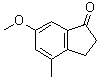 structure of CAS# 89837-18-3, 2,3-Dihydro-6-methoxy-4-methyl-1H-inden-1-one