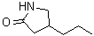 structure of CAS# 89895-19-2, 4-丙基吡咯烷-2-酮