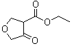 structure of CAS# 89898-51-1, Tetrahydro-4-oxo-3-furoic acid ethyl ester