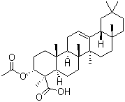structure of CAS# 89913-60-0, 乙酰基-alpha-乳香酸