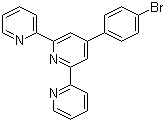 structure of CAS# 89972-76-9, 4'-(4-溴苯基)-2,2':6',2''-三联吡啶