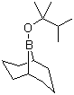 structure of CAS# 89999-87-1, 9-(1,1,2-三甲基丙氧基)-9-硼双环[3.3.1]壬烷