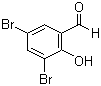 structure of CAS# 90-59-5, 3,5-二溴水杨醛