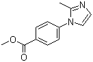 CAS 登录号：900015-35-2, 4-(2-甲基-1H-咪唑-1-基)苯甲酸甲酯