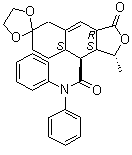 CAS # 900160-98-7, (1'R,3'aR,8'aS,9'S,9'aS)-1',3'a,5',7',8',8'a,9',9'a-Octahydro-1'-methyl-3'-oxo-N,N-diphenyl-spiro[1,3-dioxolane-2,6'(3'H)-naphtho[2,3-c]furan]-9'-carboxamide