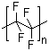 Poly(tetrafluoroethylene) molecular structure (CAS 9002-84-0)