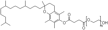 structure of CAS# 9002-96-4, Tocofersolan