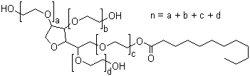 CAS # 9005-64-5, Tween 20, Polyoxyethylene sorbitan monolaurate