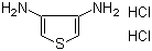 structure of CAS# 90069-81-1, 3,4-二氨基噻吩二盐酸盐