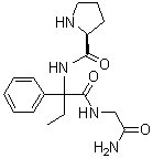CAS # 90104-48-6, Doreptide, L-Prolyl-(alphaR)-alpha-amino-alpha-ethylbenzeneacetylglycinamide