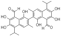 structure of CAS# 90141-22-3, (-)-Gossypol