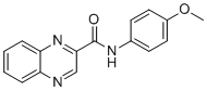 CAS # 901599-43-7, N-(4-methoxyphenyl)quinoxaline-2-carboxamide, 5-HT3 antagonist 5
