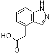 structure of CAS# 902131-33-3, 1H-Indazole-4-acetic acid