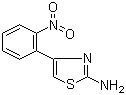 structure of CAS# 90323-06-1, 4-(2-Nitrophenyl)-2-thiazolamine