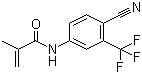 structure of CAS# 90357-53-2, N-(4-氰基-3-三氟甲基苯基)甲基丙烯酰胺