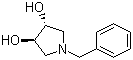 structure of CAS# 90365-74-5, (3S,4S)-1-苄基吡咯烷-3,4-二醇