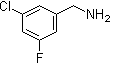 structure of CAS# 90390-33-3, 3-Chloro-5-fluorobenzenemethanamine