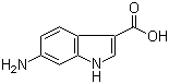 structure of CAS# 90417-29-1, 6-Aminoindole-3-carboxylic acid