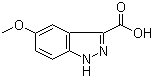 structure of CAS# 90417-53-1, 5-Methoxy-3-indazolecarboxylic acid