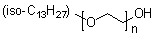 structure of CAS# 9043-30-5, Isotridecanol ethoxylate