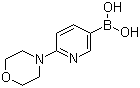 structure of CAS# 904326-93-8, 6-(4-吗啉基)-3-吡啶硼酸